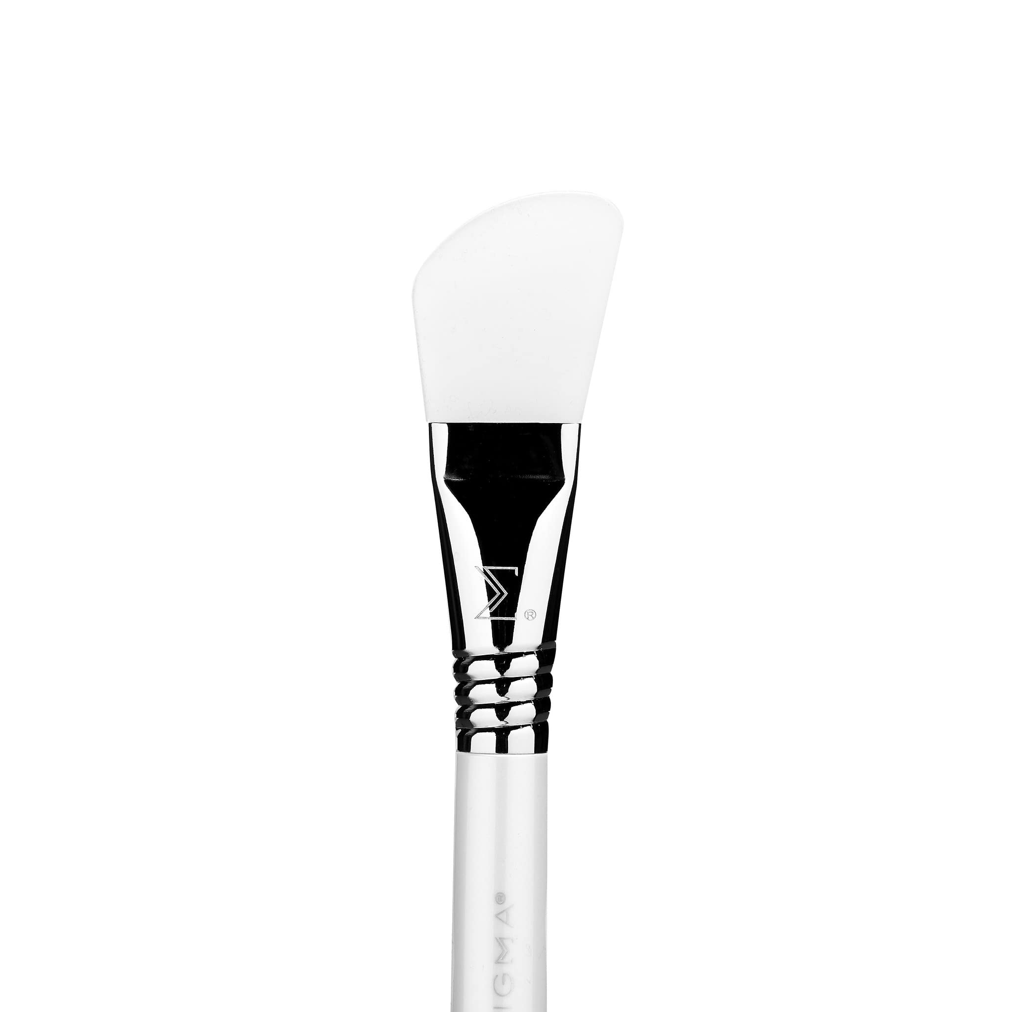 Sigma Beauty S01 Mask Applicator Brush, Soothing, Hygenic Application, Clay/Mud Silicone Mask Brush, Clear - Image 2
