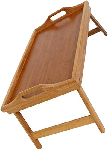 Veemoon Mesa plegable multifuncional para computadora portátil, mesa de servicio de desayuno, mesa de lectura, bandeja de servicio plegable para el