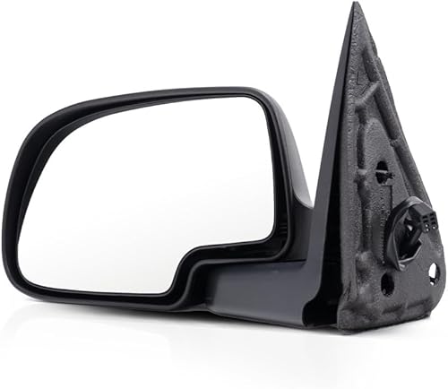 Miniatura 8 de Para Chevy Silverado 1500 1999 2000 2001 2002 lado del conductor del espejo | Power View sin calefacción | con cubierta texturizada cromada plegable