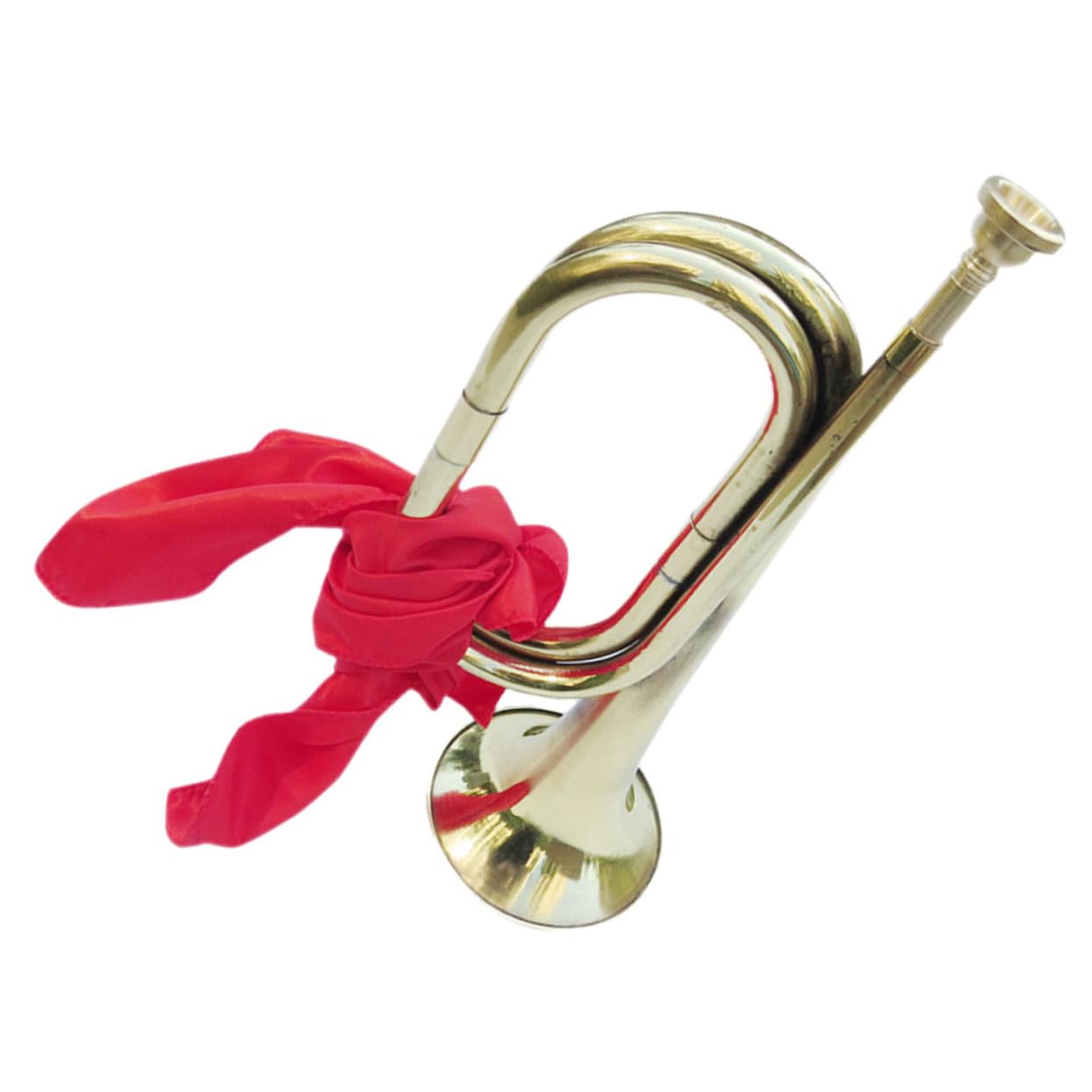 TOYANDONA Strumento Bugle Finitura e Sciarpa Per Principianti e Scolastiche Prestazioni Impeccabili