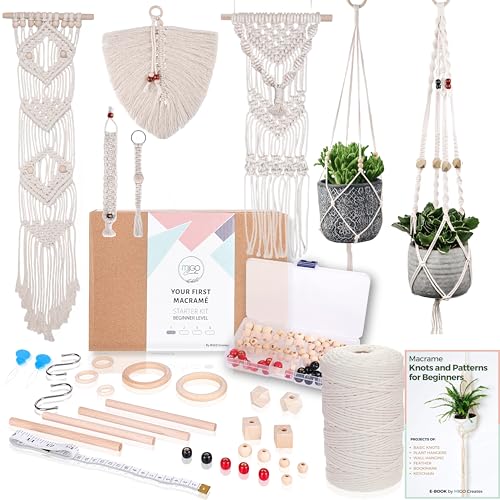 MIGO Creates Macrame Kits for Adults Beginners with 126...