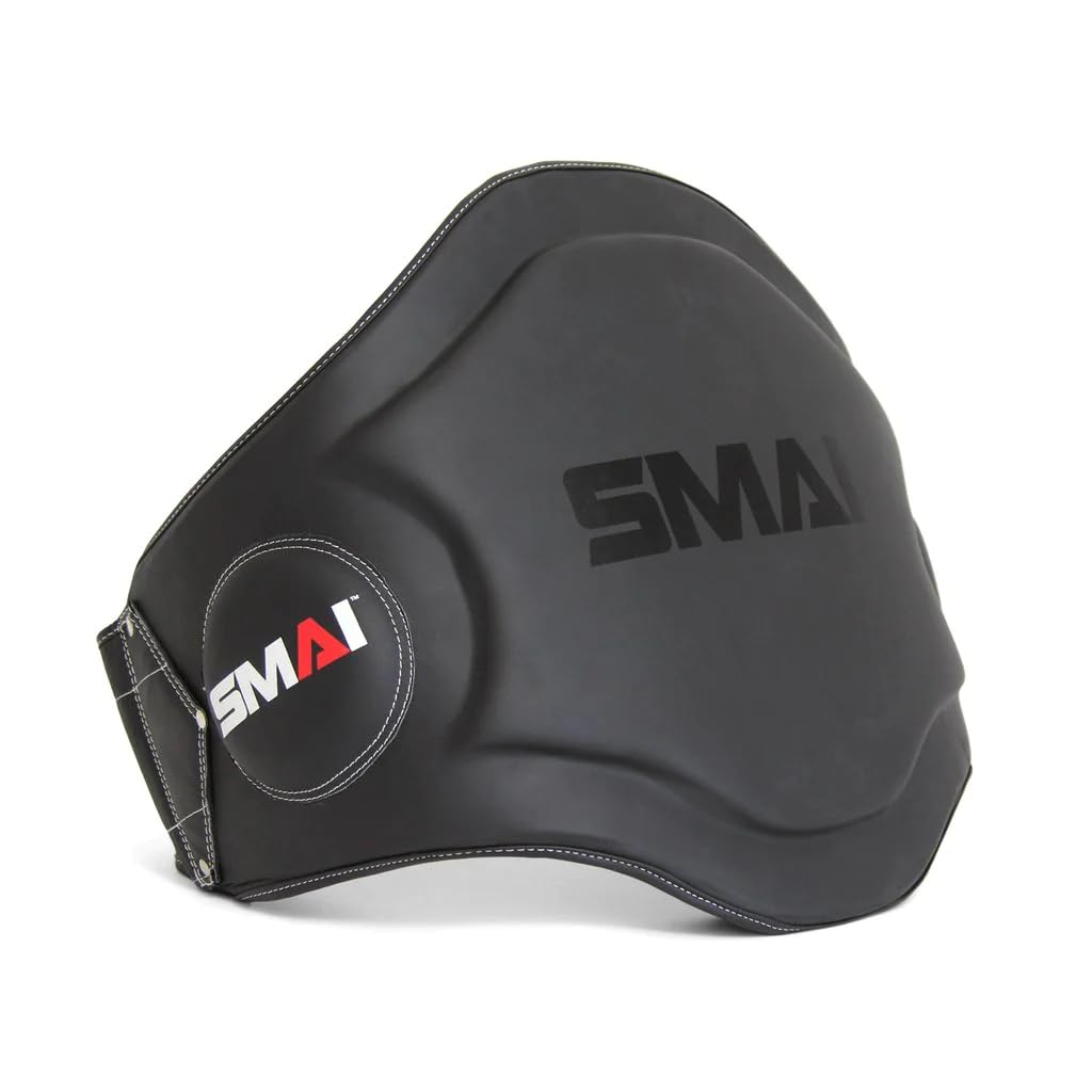 SMAI Elite85 Muay Thai and Boxing Belly Pad - Kickboxing Protection Gear for Punching, Kicking and Sparring Training