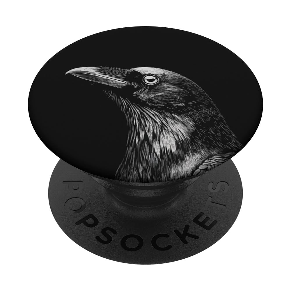 Halloween Crow Spooky Animal Raven Bird Trick Or Treat PopSockets Adhesive PopGrip