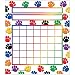 Teacher Created Resources Colorful Paw Prints Incentive Charts (4773)