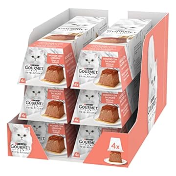 GOURMET Revelations Cibo Umido per Gatti Adulti Mousse con Pollo 24 Confezioni da 57g