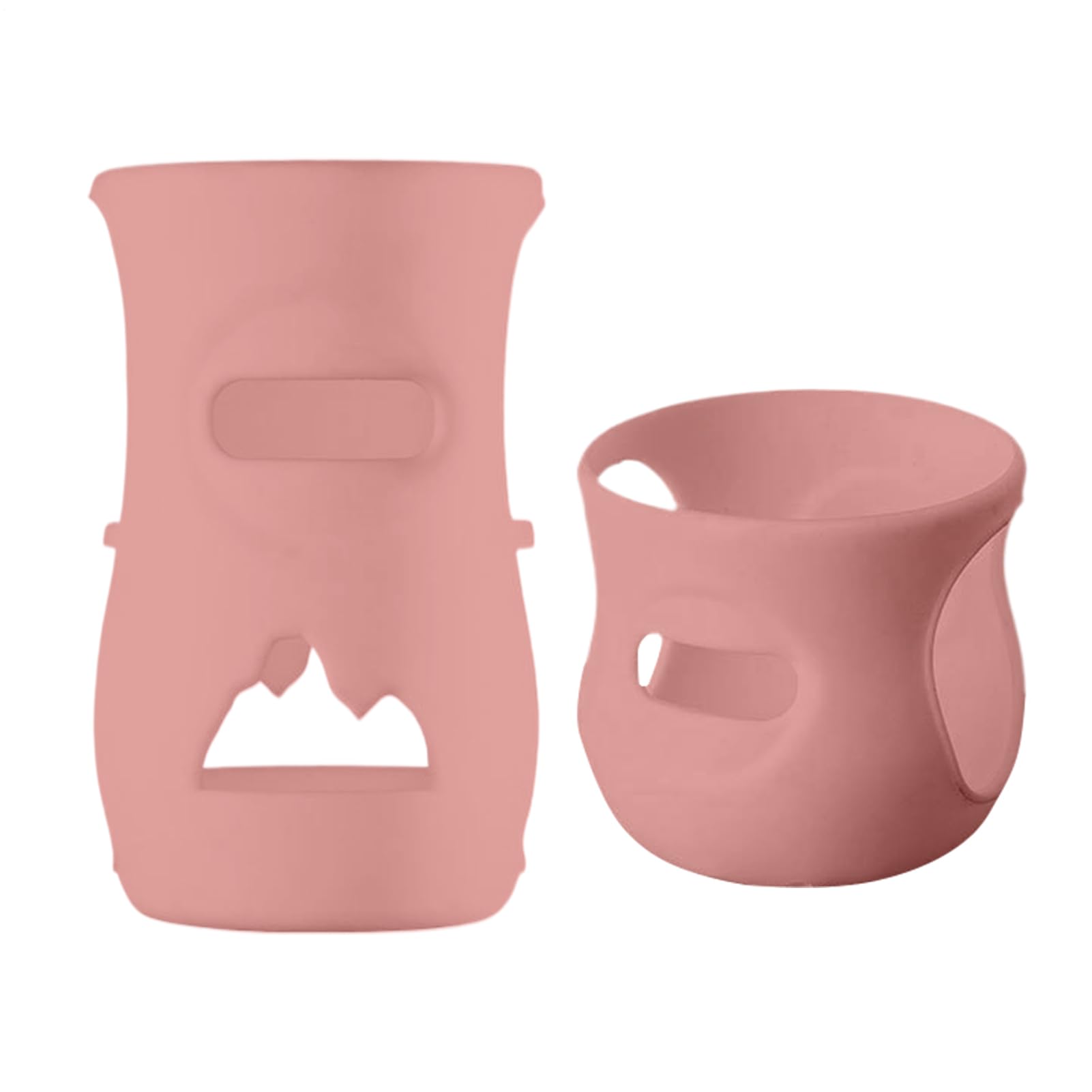 de botella de leche de silicona – Manga de botella de vidrio de alimenticio, película aislante resistente al calor | Protector de biberón para niños pequeños, de silicona