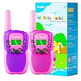 Walkie Talkie for Kids 2 Pack, Walkie Talkie Toys for Girls and Boys, Built-in Flashlight, 3 Miles Long Range and 22 Channels, Walky Talky for 3-12 Year Old