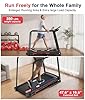 Redliro Walking Treadmill for Seniors Foldable - 400 Lb Capacity Senior Treadmill with Front & Long Handrails, 0%-2% Incline Home Recovery Fitness Exercise Machine for Elder, 47.6” Long Belt, APP