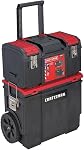 CRAFTSMAN Boîte à outils roulante 3-en-1 de 19 po avec roues, rouge, plastique, verrouillable (CMST18614)