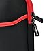 KOZMICC Black/Red Neoprene Sleeve Case with Handle for 13