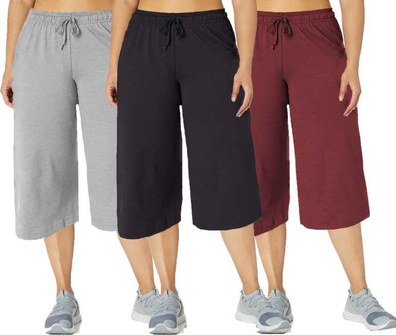 Desan Women’s 3/4th Loose Fit Cotton Capri – Stylish Capri for Women Desan Women’s 3/4th Loose Fit Cotton Capri – Stylish Capri for Women