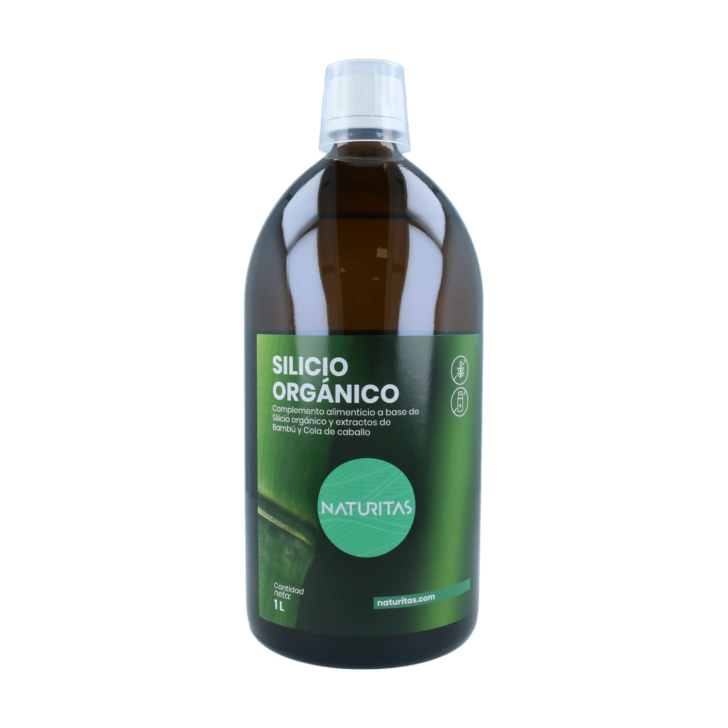 Silicio orgánico 1L Naturitas Essentials | Fortalecedor | Anti-​age natural | Regenerador de colágeno y elastina | ​Complemento alimenticio