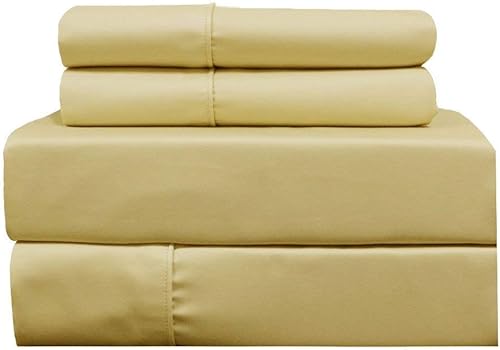 Miniatura 10 de Royal Hotel - Sábanas de 650 hilos, antiarrugas, bolsillo profundo, mezcla de algodón, de satén, hipoalergénicas, Algodón, Gris, King