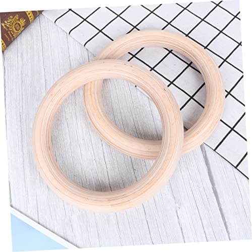 Anillas de gimnasia de madera para ejercicios y fitness miniatura 5