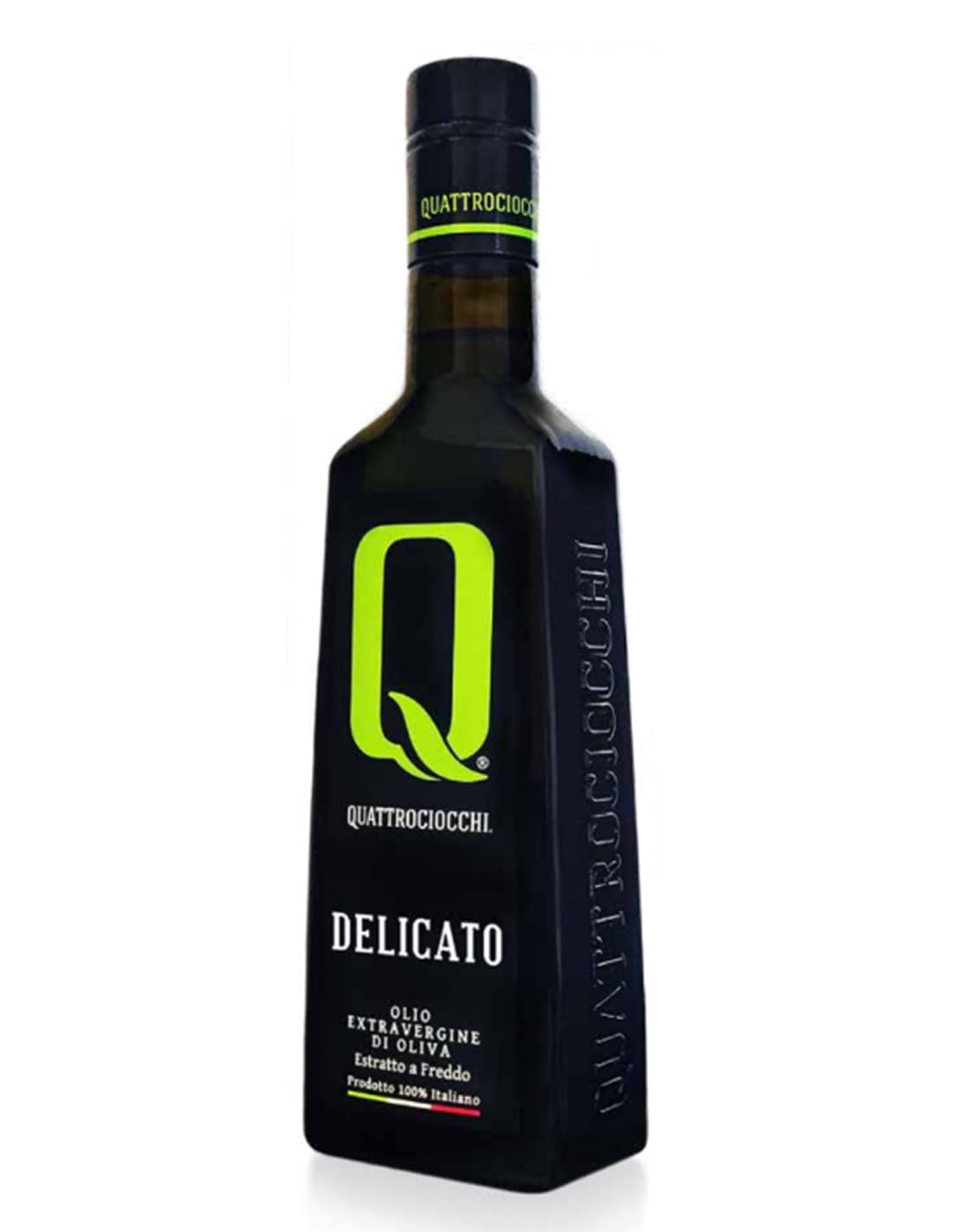 Quattrociocchi Delicato | Oliwa z oliwek extra virgin odmiany Leccino – butelka 500 ml