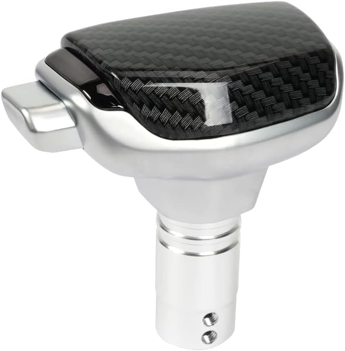 muge racing Universal Gear Shift Knob, Shifter Knob Fit for Most Manual Automatic Cars Truck SUV M8 M10 M12 (Carbon Fiber)