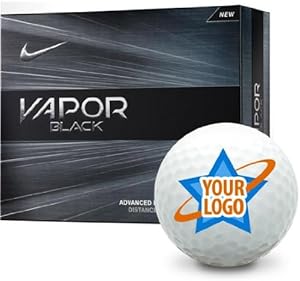 vapor black golf balls