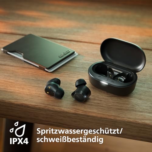 PHILIPS TAT1209BK True Wireless In Ear Bluetooth Headphones - Small Buds. Great Value Natural Sound. Dynamic bass… – Ansicht 6