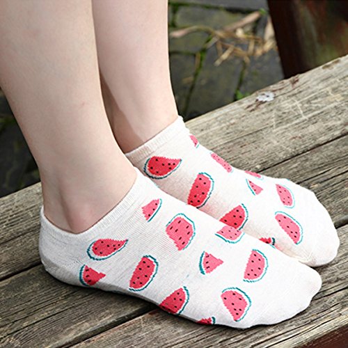 Glamorstar Women Socks Cotton No Show Low Cut Socks Ankle Sock 5 Pack4