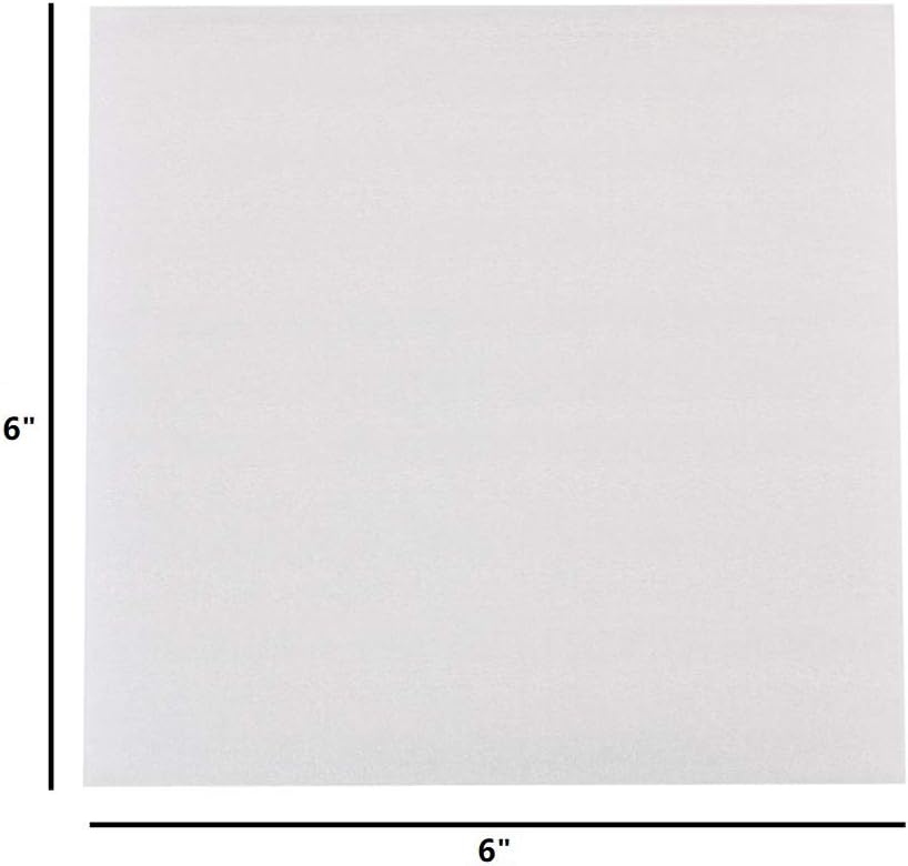 Tebery Cushion Foam Sheets 6" x 6" (100 Count) Foam Wrap Cushioning for Packing Moving Storing Shipping Foam Wrap Sheets Safely Wrap Dishes, Glasses & Furniture Legs : Office Products