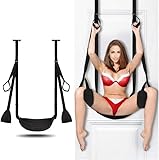 Sex Furnitures Adult Door Swings for Bedroom Hold to 300Lbs Sexy Swing for Couples Doorway Sex Frequent Flyer Door Swing Adult Door Swing for Couples Hanging Swing Sex Sling Women Yoga Sweater B4