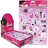 Comprend différents motifs avec personnages Barbie et accessoires.