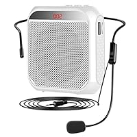 Amazon.co.jp: ポータブル 拡声器 メガホン ハンズフリー マイク付き