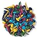 Produktbild Bodhi2000 Mini-Zwecken, bunt, für Papier, Bastelarbeiten, Sammelalben, 100 Stück, Eisen, Verschiedene Farben, 4 mm