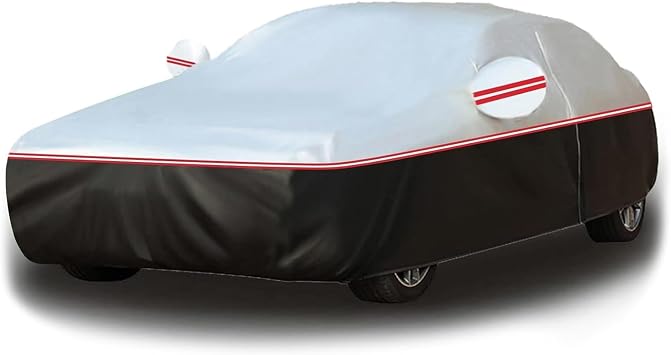 Waterproof Car Cover Compatible with VW Dune Buggy 1955-2024 Outdoor Car Covers All Weather Waterproof Breathable Large Full Car Covers,with Zipper Door,Sturdy and Durable,for Outdoor Use02,Thick