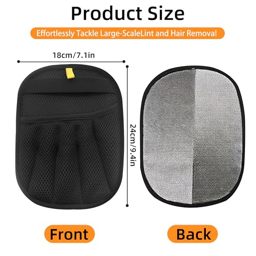 Dreaku Tierhaarentferner Handschuh, Fell Magnet Handschuh, Wiederverwendbare Handschuh Tierhaarentfernung Antistatische für Sofas Kleidung Reinigung Entfernen (2 Stück)