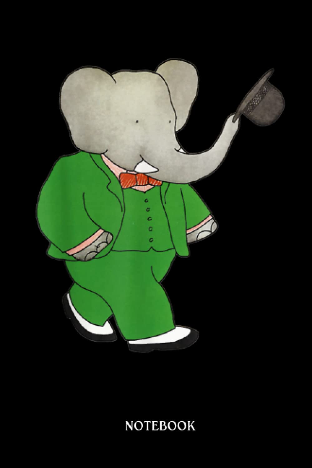 Elephant Notebook: Babars Elephant | Lined Writing And Notes Journal 120 Pages 6X9
