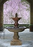 Campania International FT-17-TR San Pietro Fountain, Travertine Finish