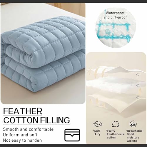 Sábana bajera ajustable de bolsillo profundo, protector de colchón doble/individual, funda impermeable suave y 180 x 220 cm para máxima comodidad y protección