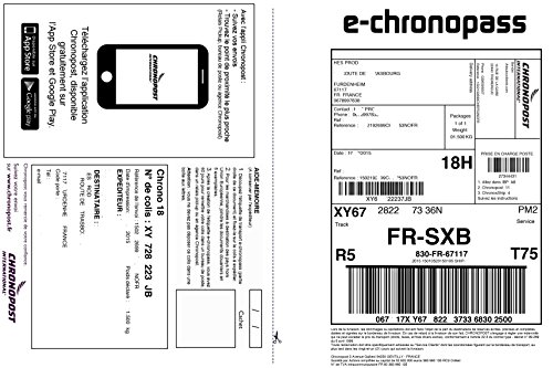 Etichette adesive A5, 210 x 148,5 mm, confezione