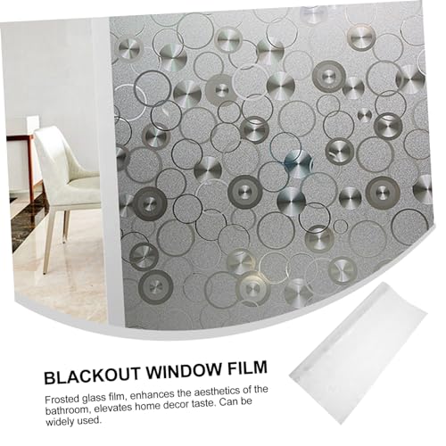 Película adhesiva para ventana 100x45 cm blanca mate miniatura 4