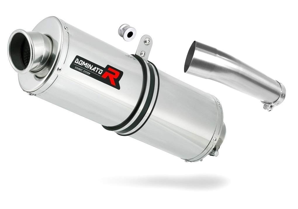 DOMINATOR SV 650 N Marmitta Racing Oval Exhaust Terminale di Scarico Silenziatore 1999 2000 2001 2002