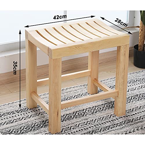 Tabouret de douche en bois stable contre le risque de chute senior - 3
