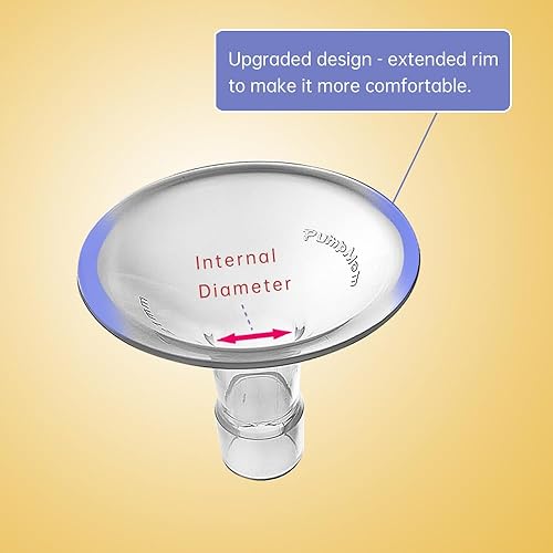 Miniatura 4 de PumpMom - Protectores de pecho de 0.827 in para piezas de extractor de leche Medela, compatibles con accesorios Medela, no piezas originales de