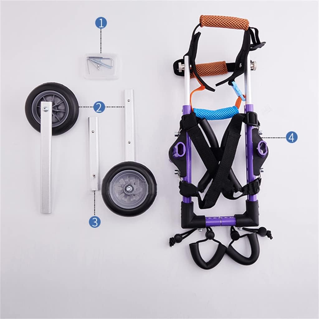 犬用車椅子 ペット車椅子ペットウォークツール調節可能な猫犬車椅子後肢後肢障害者リハビリテーション 車いす 歩行器 介助 運動 リハビ