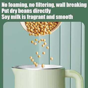 Nut Milk Maker, 800ML Multi Soy Milk Maker Machine, Automatic Almond Milk Machine with Delay Start/Keep Warm/Self-Cleaning/Free Filtering, 12 Hours Timer, 60dB Low Noise, for Home Kitchens