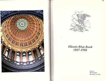 Hardcover Illinois Blue Book 1987-1988 Book
