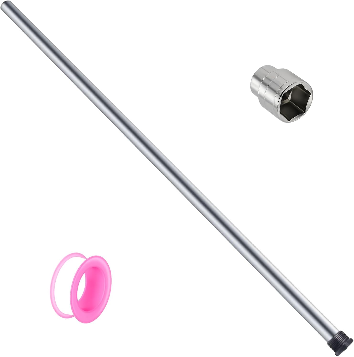 29" Anode Rod for Hot Water Heater Magnesium Compatible with Rheem Reliance A. O. Smith Giant GE Richmond Water Tanks Universal (3/4 Npt X 29 Inches), 0.84" Diameter Hex Plug Protect Rotten Egg Smell