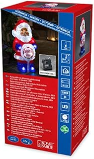 Konstsmide Acrylic Snowman : 24 LED : Battery Operated with Timer : Indoor/Outdoor : 6140-203