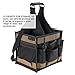 CLC Custom LeatherCraft 1528 Large Electrical and Maintenance Tool Carrier, Black