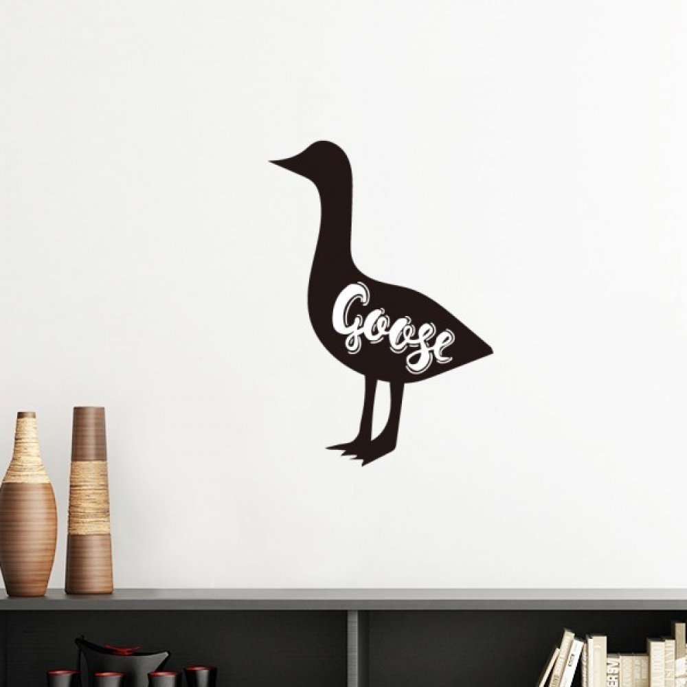 Sticker oie deco murale pour créer une ambiance douce dans la chambre