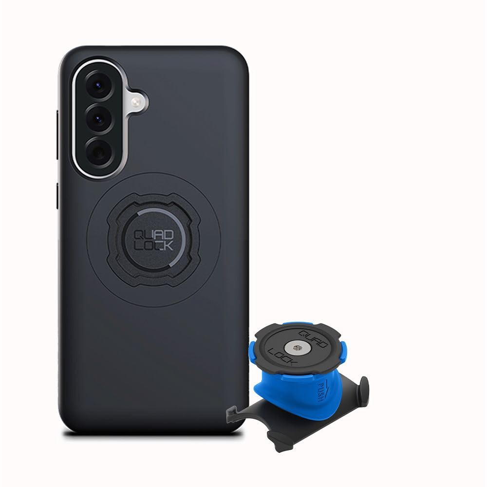 Quad Lock Stem/Handlebar Bike Phone Holder Kit with MAG Phone Case for Galaxy A57