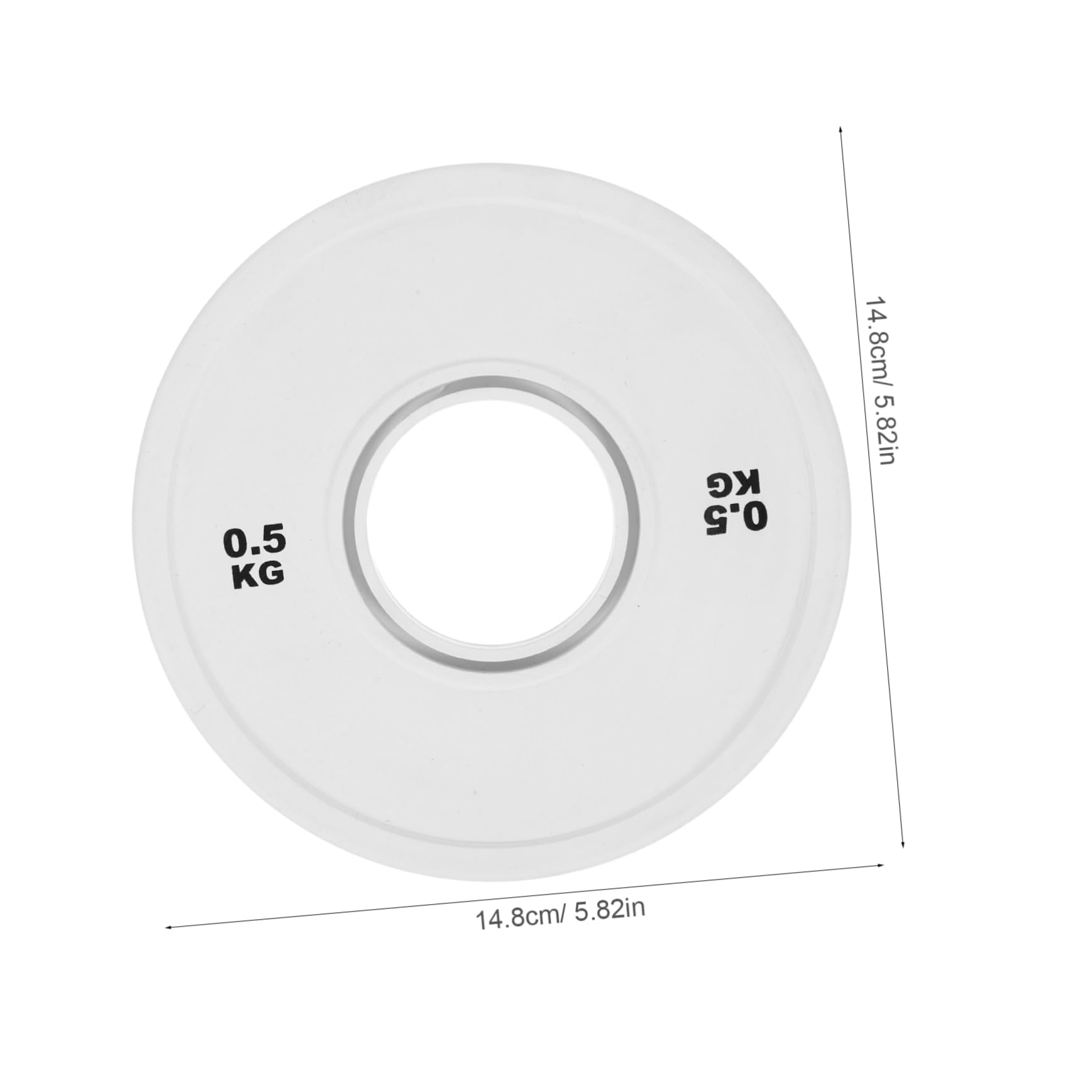 KOMBIUDA Weightlifting Plates for Home Grip 0.5kg Weight Barbell Weight Plates Holder Strength Training