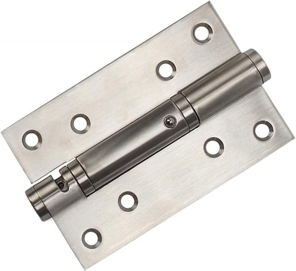 Heavy Duty Hinges Automatic Self Closing Spring Hinges Stainless Steel Door Hinge for Corridors Boilers Apartments Entrances with Double Door Function Hinges-Gold