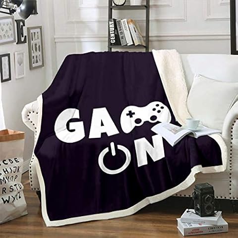 Loussiesd Gamepad Fleece Blanket for All Seasons Cover