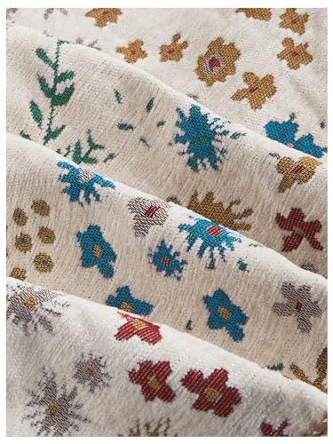 GORGLITTER Women's Plus Size Tie Front Vest Top Country Concert Western Cowgirl Outfit Vintage Boho Floral Vest4